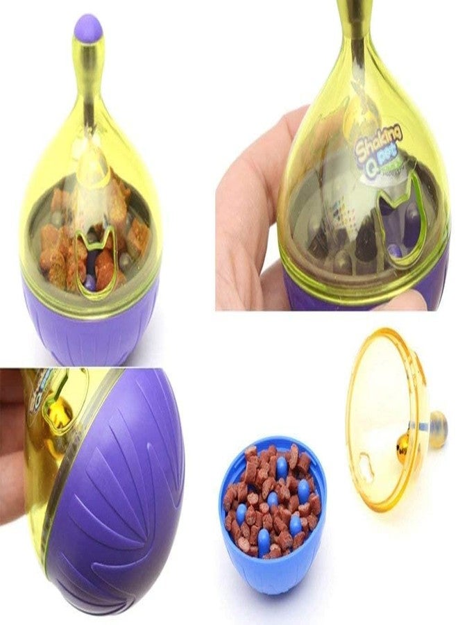 Smart Pups og Food Ball, Pet Food Dispenser Toys IQ Treat Ball Dog Toys Slow Eating IQ Treat Ball for Small Medium Dogs and Cats(Multicolor) - Image 2